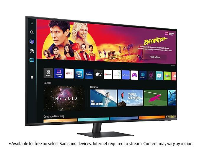 SAMSUNG M7 LS43BM700UUXUF 43" 4K 60Hz 4ms Smart Monitör Siyah SAMSUNG M7 LS43BM700UUXUF 43" 4K 60Hz 4ms Smart Monitör Siyah