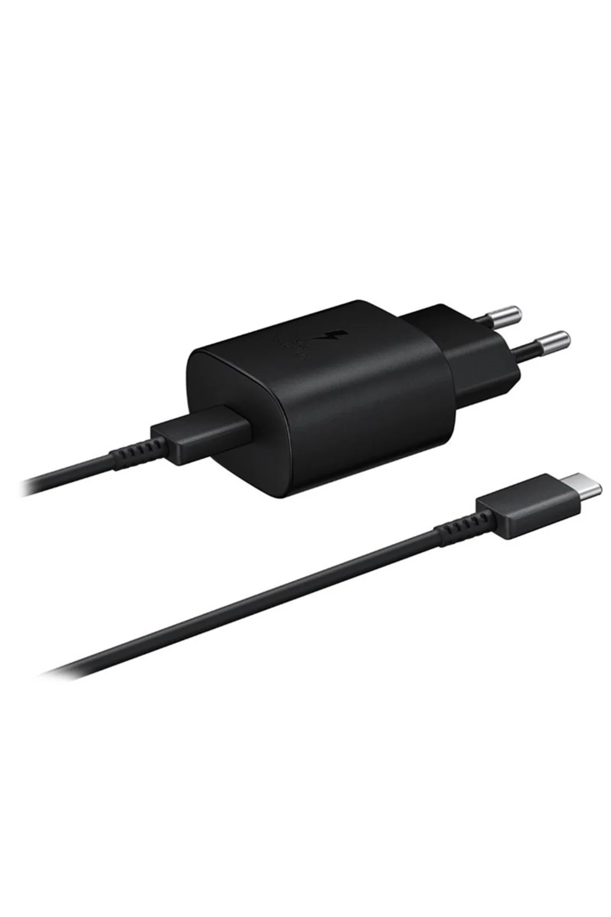 Samsung Note 10-S10-A70-A80-A90 EP-TA800 25W Şarj Cihazı Aleti Siyah