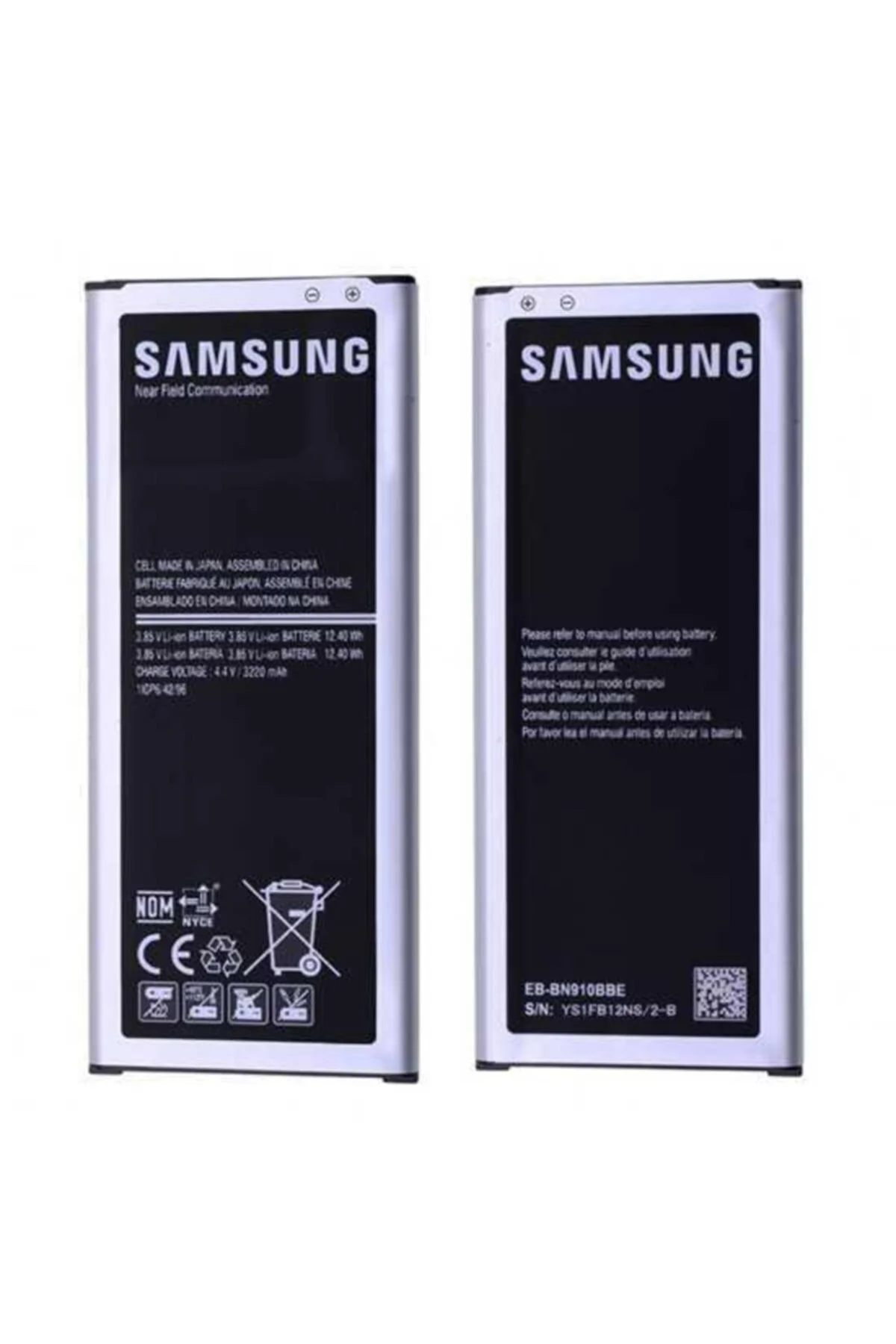 Samsung Note 4 N910 Pil Batarya Eb-bn910bbe Siyah
