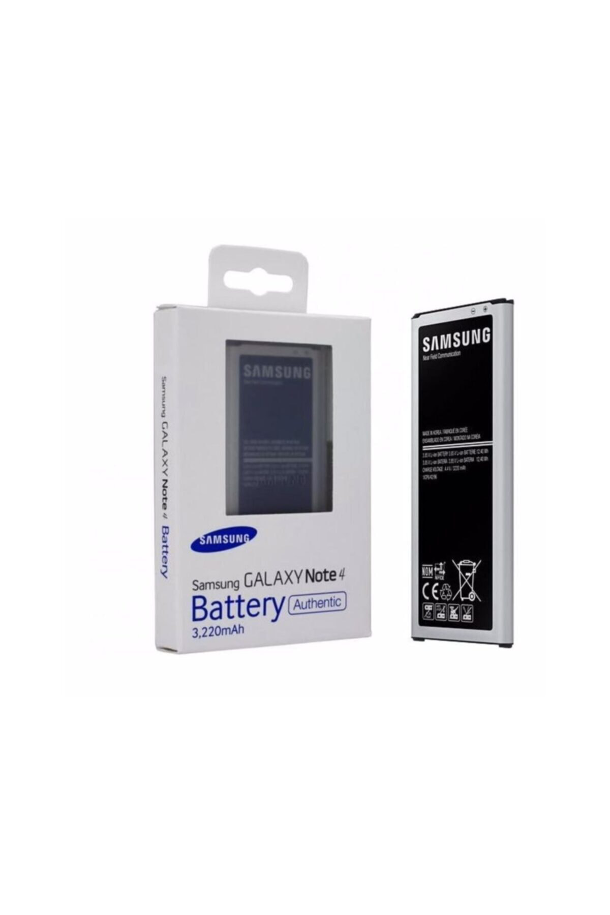 Axya Samsung Note 4 Pil Batarya Servis Siyah