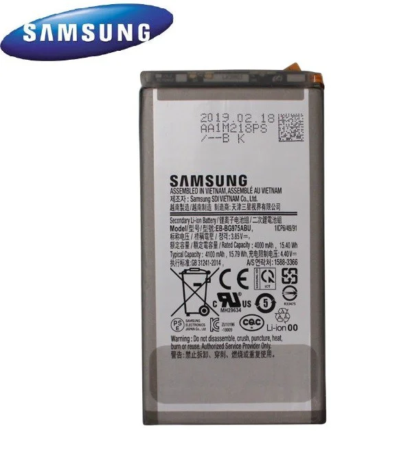 Samsung S10+ Plus EB-BG975ABU Batarya Pil ve Tamir Set (Servis) Samsung S10+ Plus EB-BG975ABU Batarya Pil ve Tamir Set (Servis)