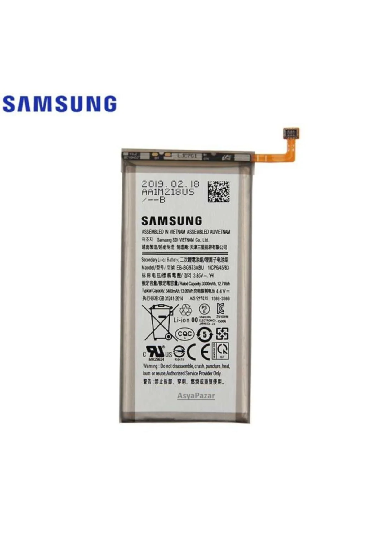Samsung S10 Sm-bg973f Pil Batarya Eb-bg973abu - Eb-bg973abe