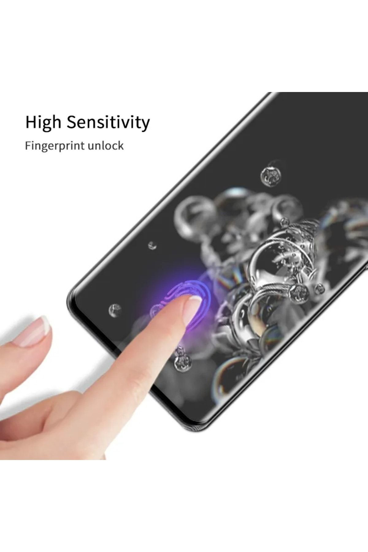 Samsung S20 Fe Uyumlu Kırılmaz Cam Privacy Hayalet Tam Kaplayan E