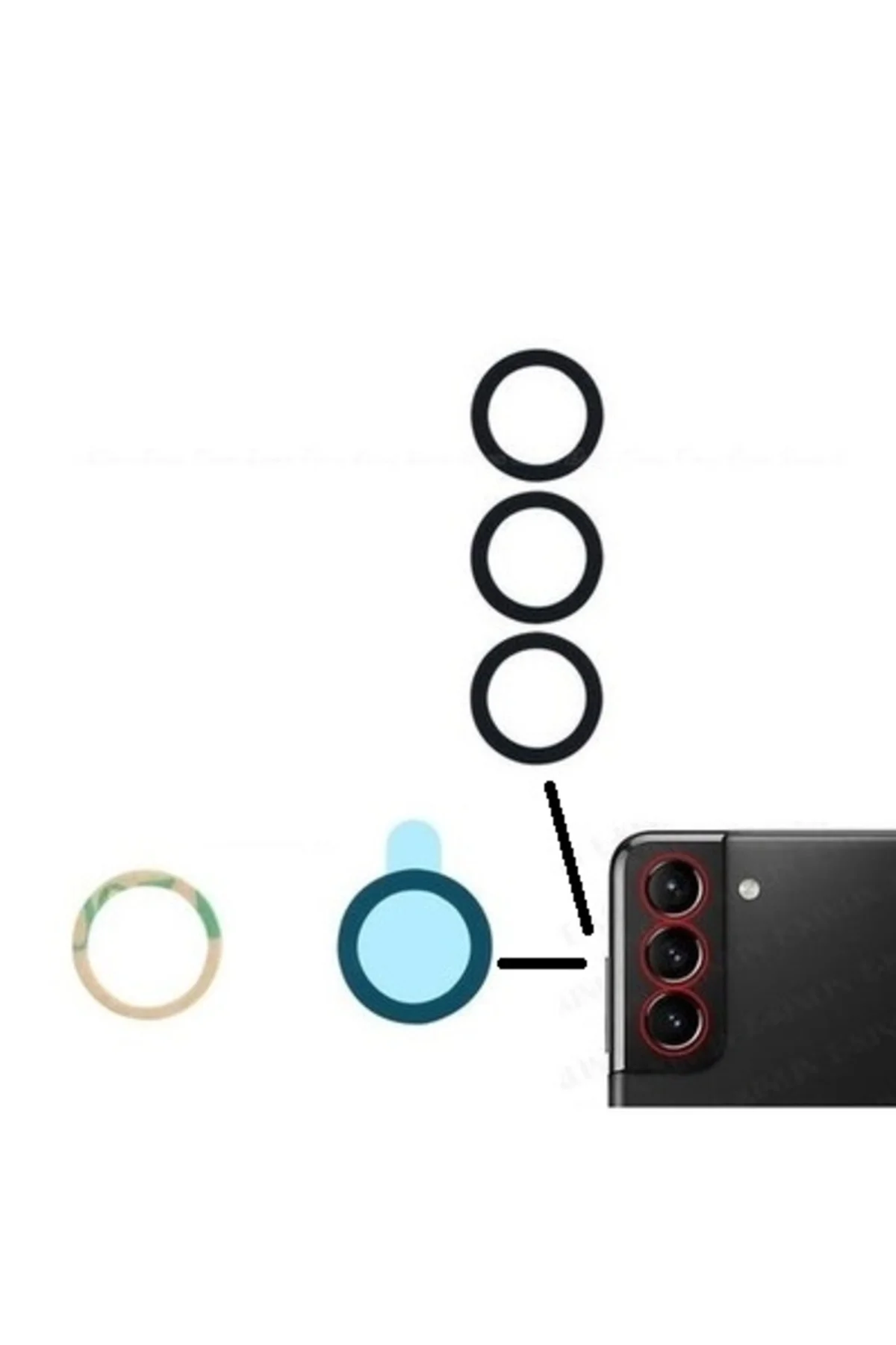 Samsung S21 Plus Kamera Lens Camı