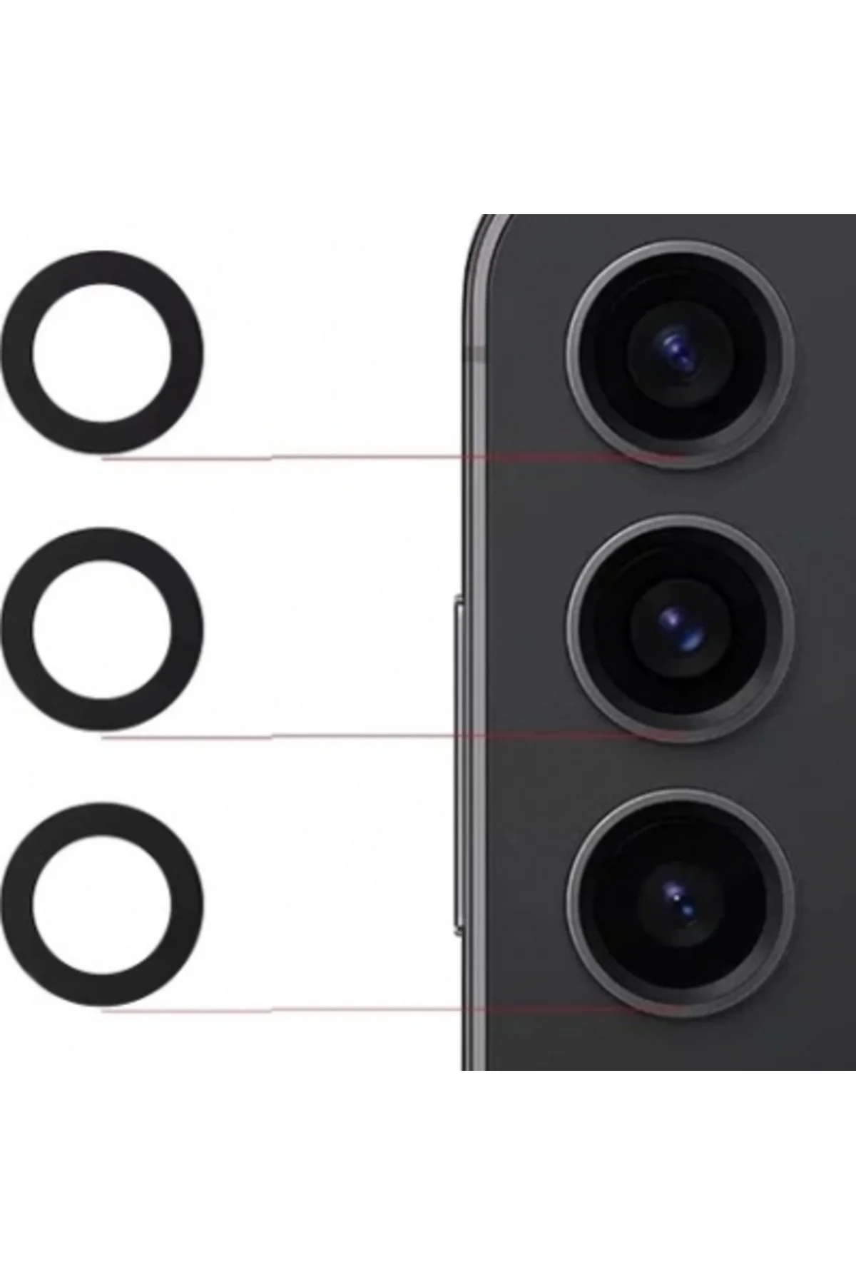Samsung S23 S911 Kamera Lens Camı