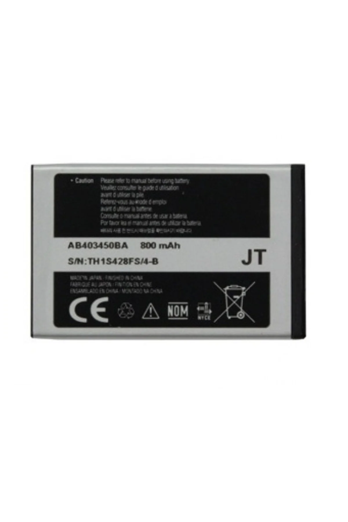 Samsung S3550 Pil Batarya AB403450AT/JT