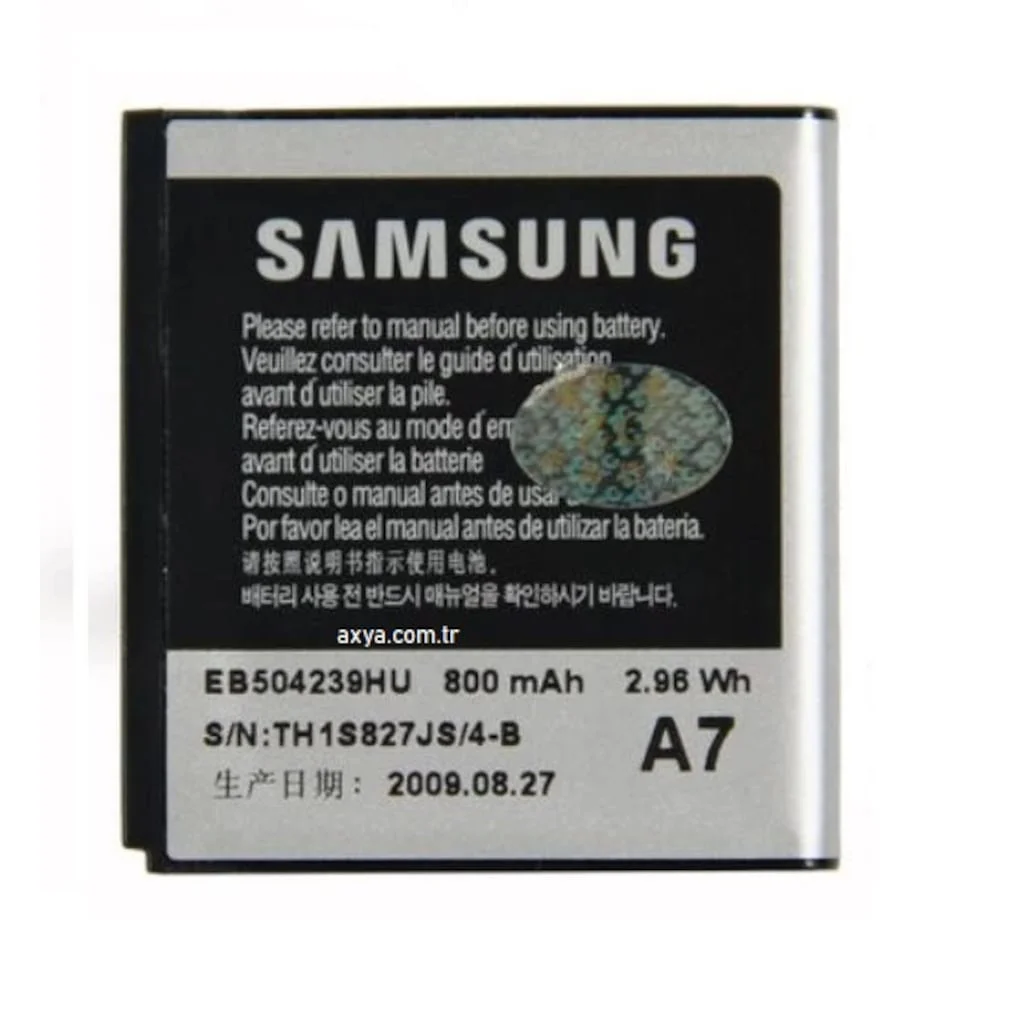 Samsung S8000 S5200 Batarya Pil Eb504239Hu