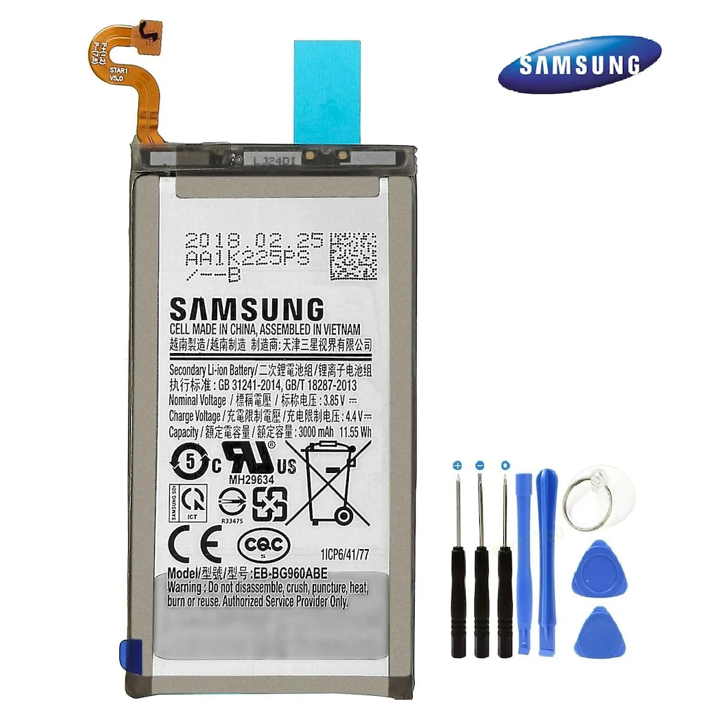 Samsung S9 G960 Eb-Bg960Abe Batarya Pil ve Tamir Set Servis
