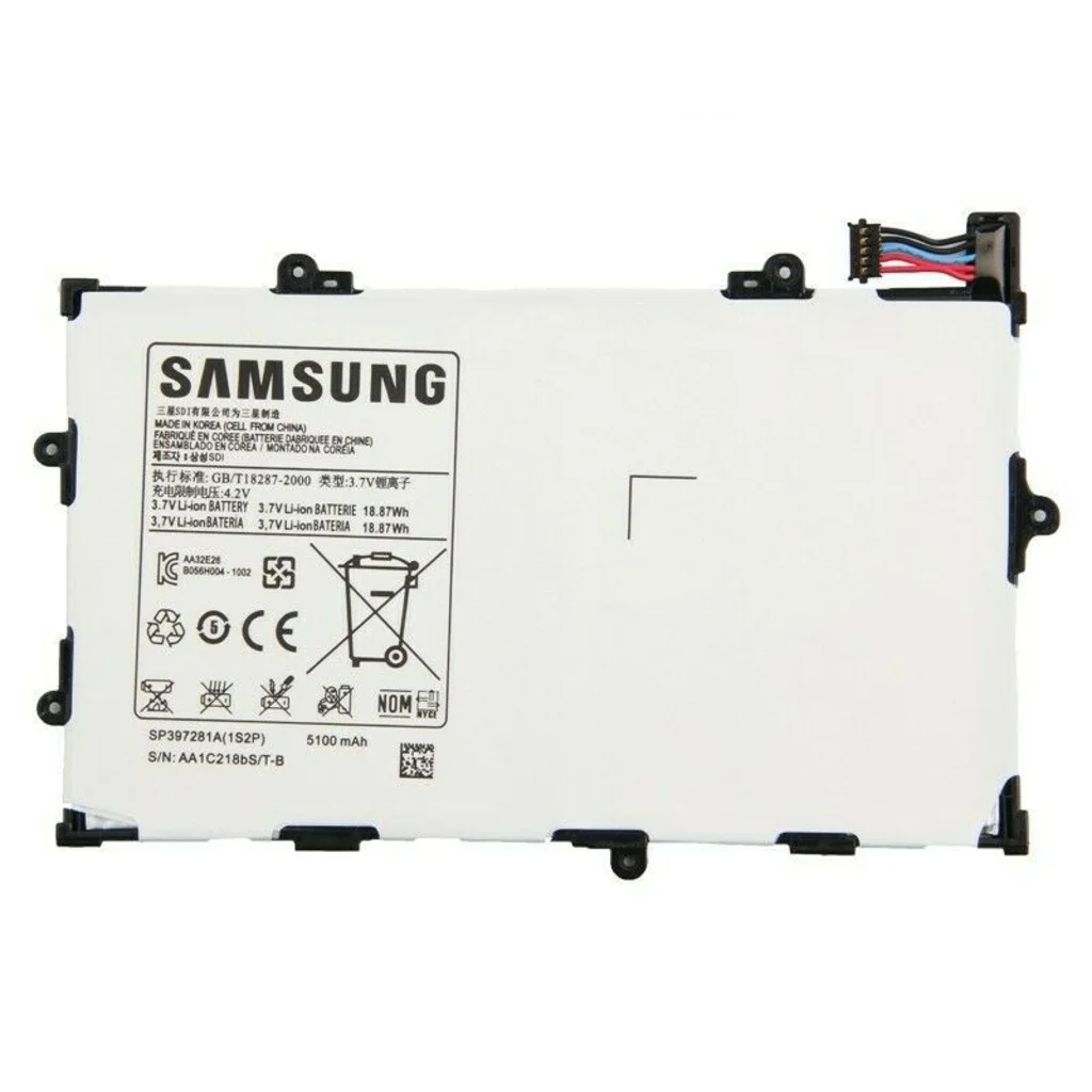 Samsung Tab İ815 P6800 P6810 Pil Batarya Sp397281A