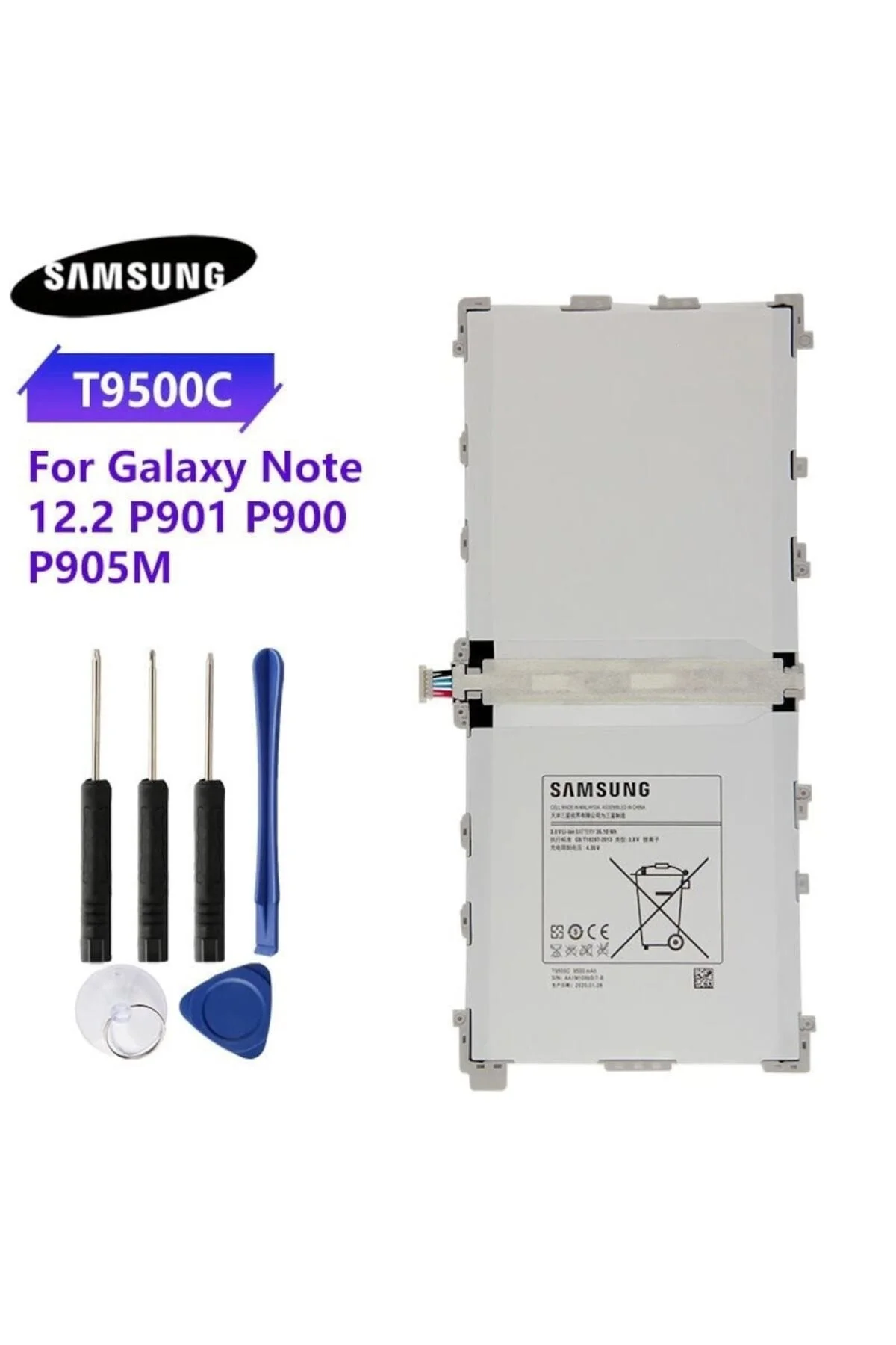 Samsung Tab Note Pro 12.2 P900-T900 Batarya Pil T9500E T9500U Samsung Tab Note Pro 12.2 P900-T900 Batarya Pil T9500E T9500U