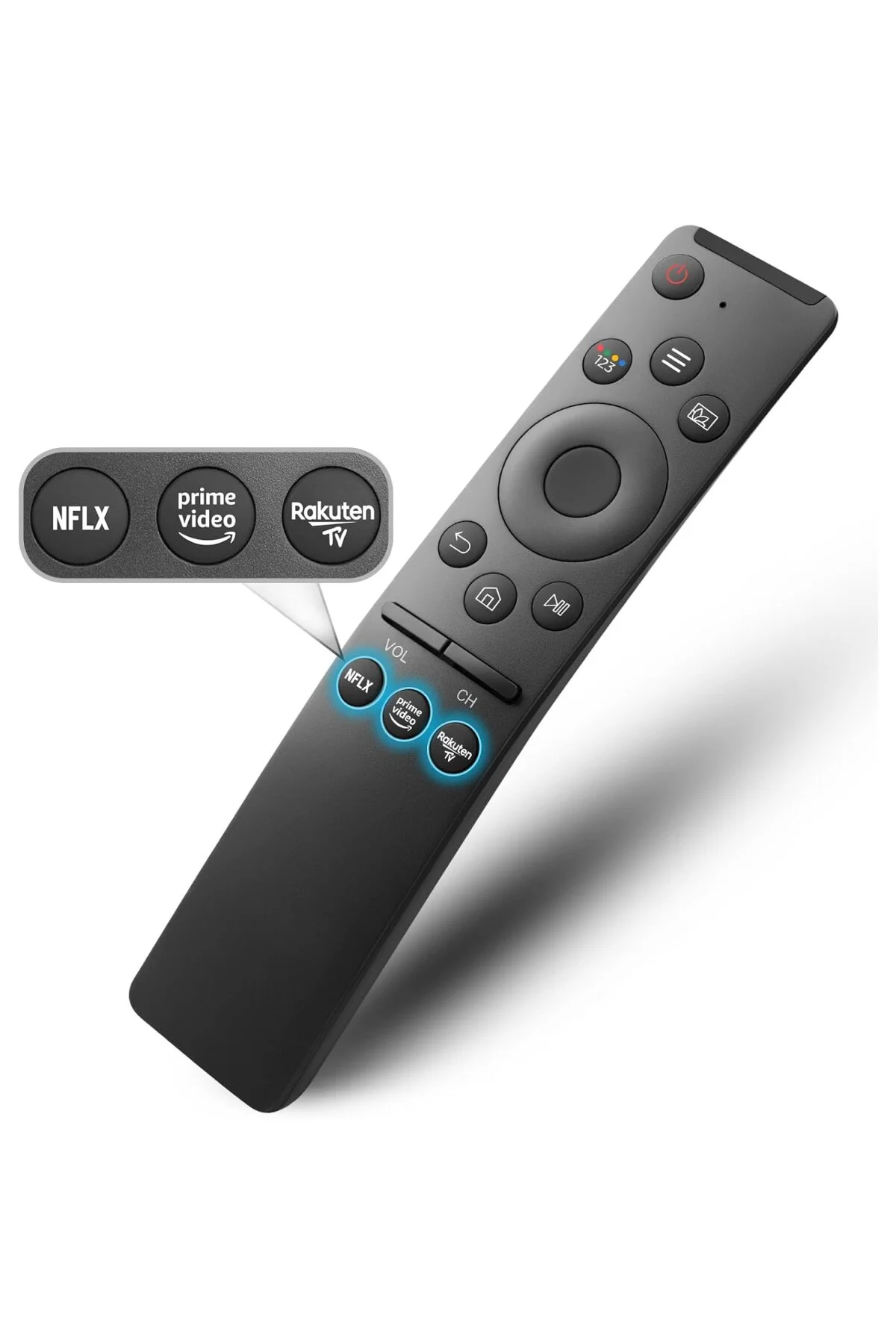 Samsung TV için evrensel uzaktan kumanda, yedek uzaktan Samsung TV QLED UHD SUHD HDR LCD