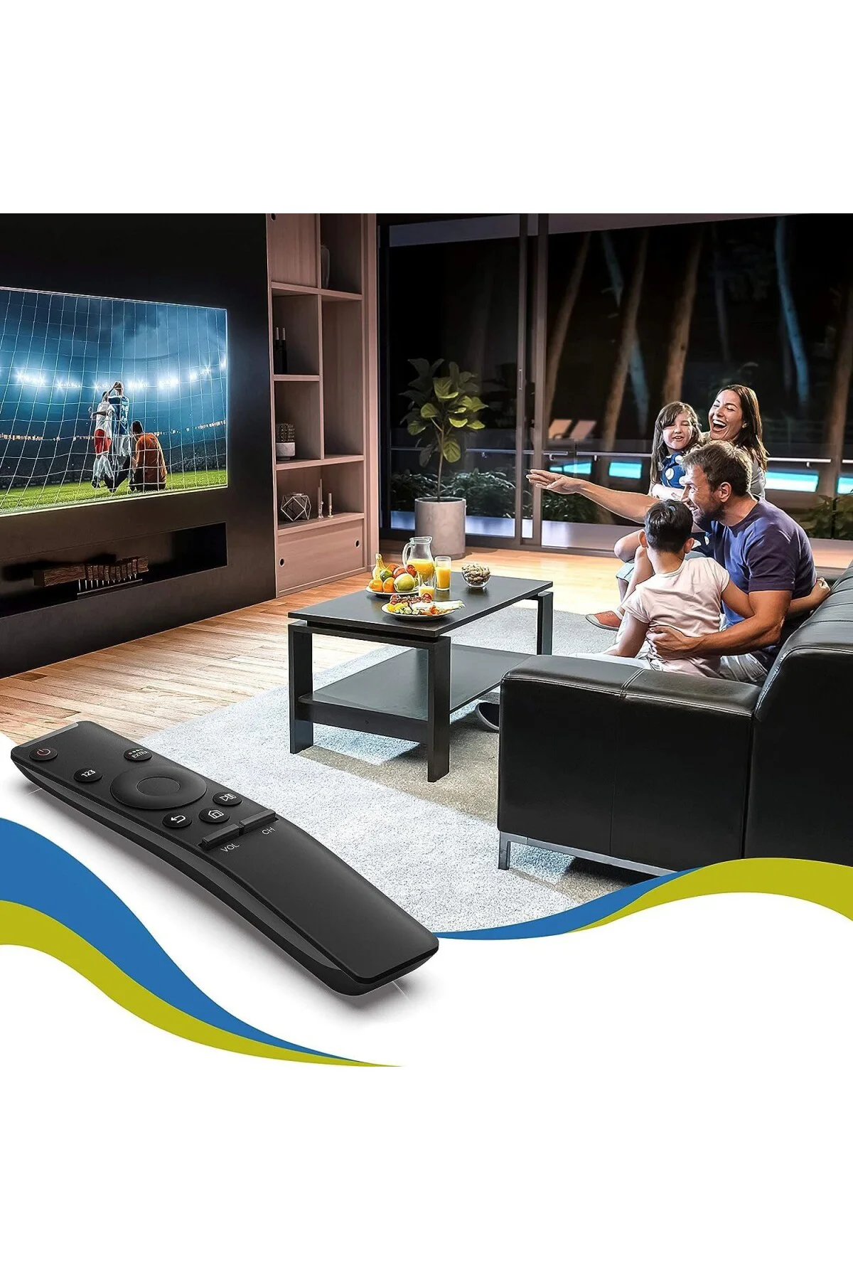 Samsung Tv Uzaktan Kumanda, Samsung Uyumlu Televizyon Kumandası LCD LED QLED HDTV 4K 3D B