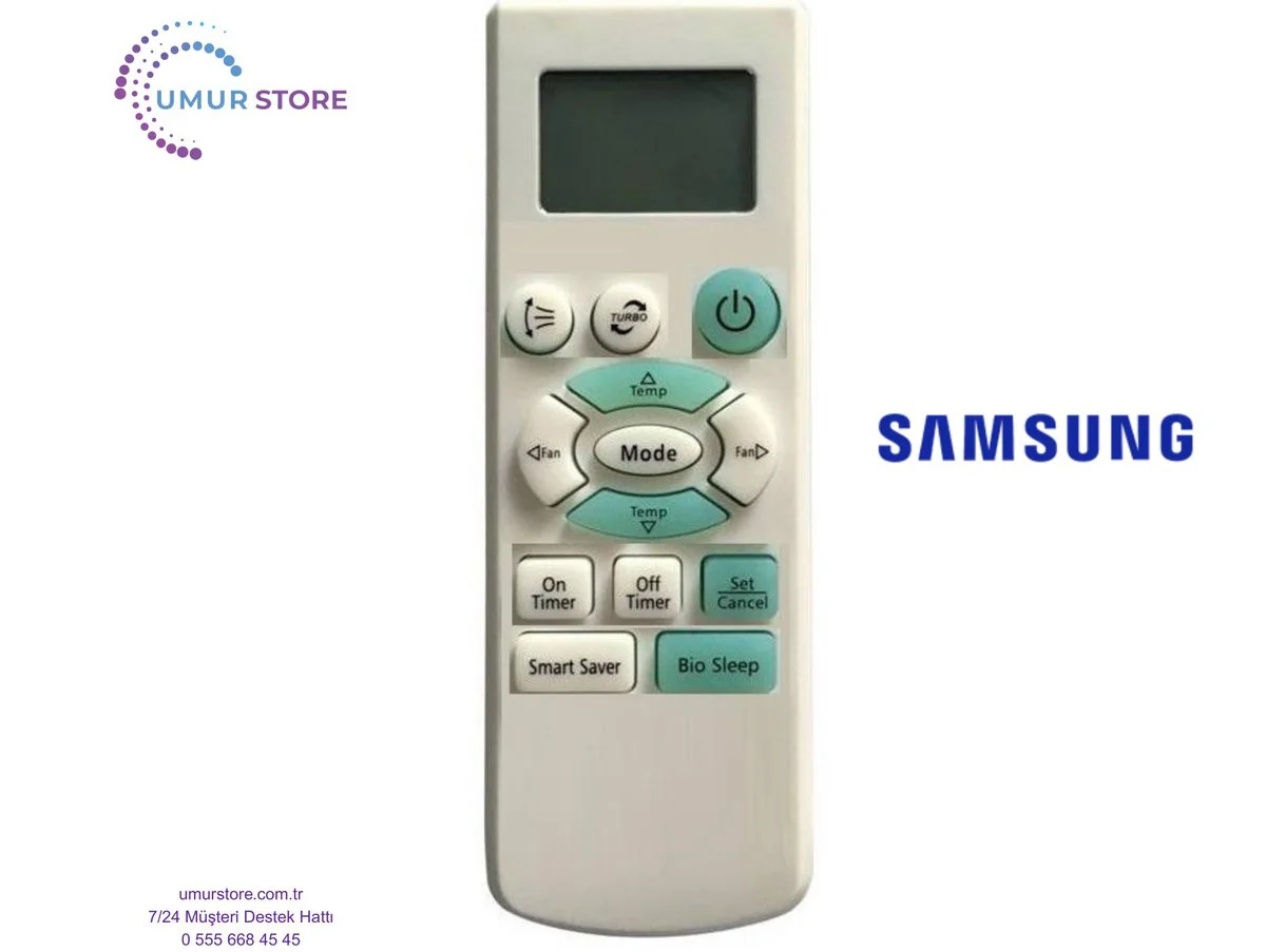 Samsung UQ12B2VE Uyumlu Klima Kumandası Samsung UQ12B2VE Uyumlu Klima Kumandası
