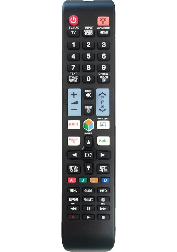 Samsung Uyumlu Prime Video Rakuten Hulu Tuşlu Lcd Led Tv Kumandas