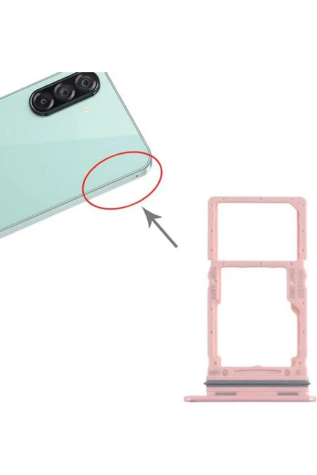 Samsung Uyumlu Galaxy A26 5g Sim Kart Tepsisi SM-A266B, SM-A266B/DS Beyaz