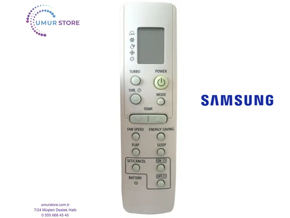 Samsung Uyumlu Klima Kumandası Samsung Uyumlu Klima Kumandası