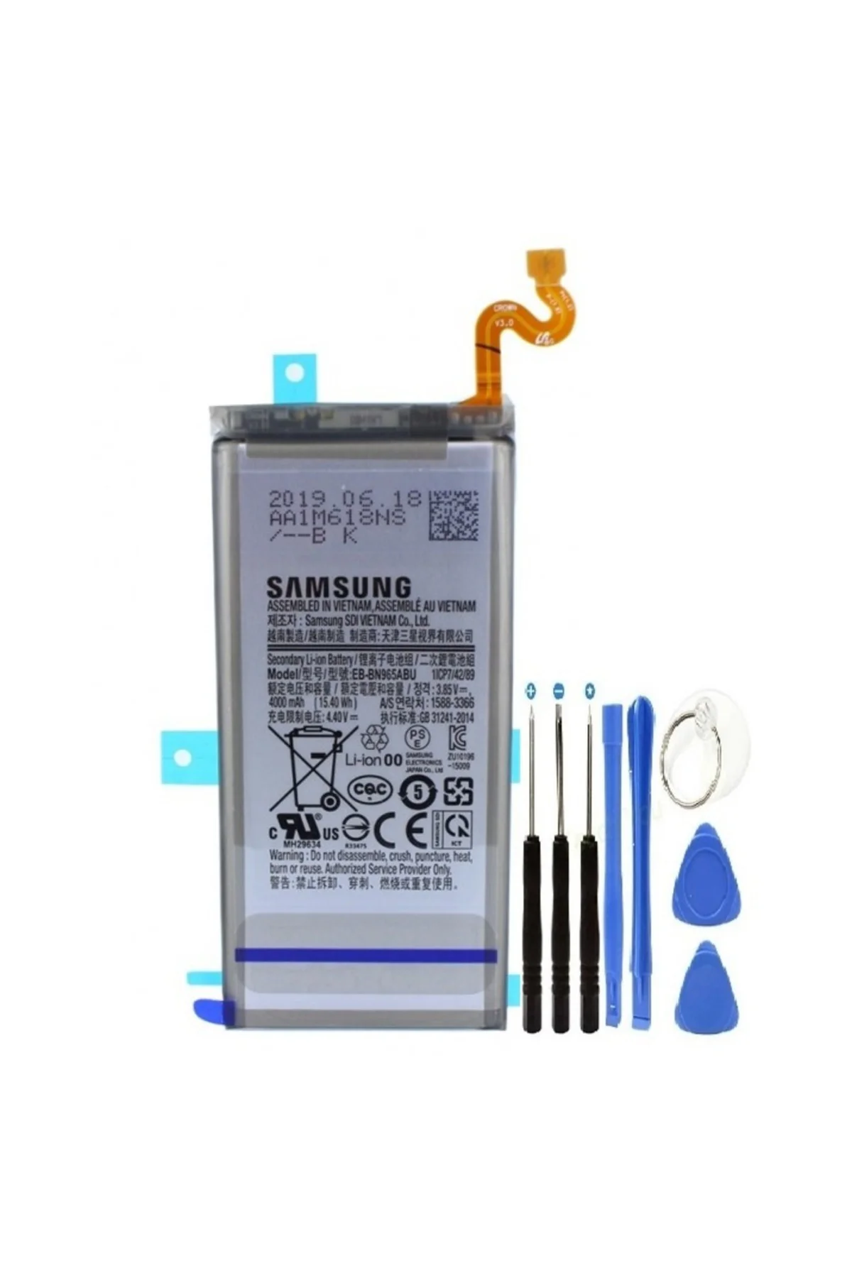 Samsung Uyumlu Note 9 Pil Batarya Ve Tamir Seti Eb-bn965