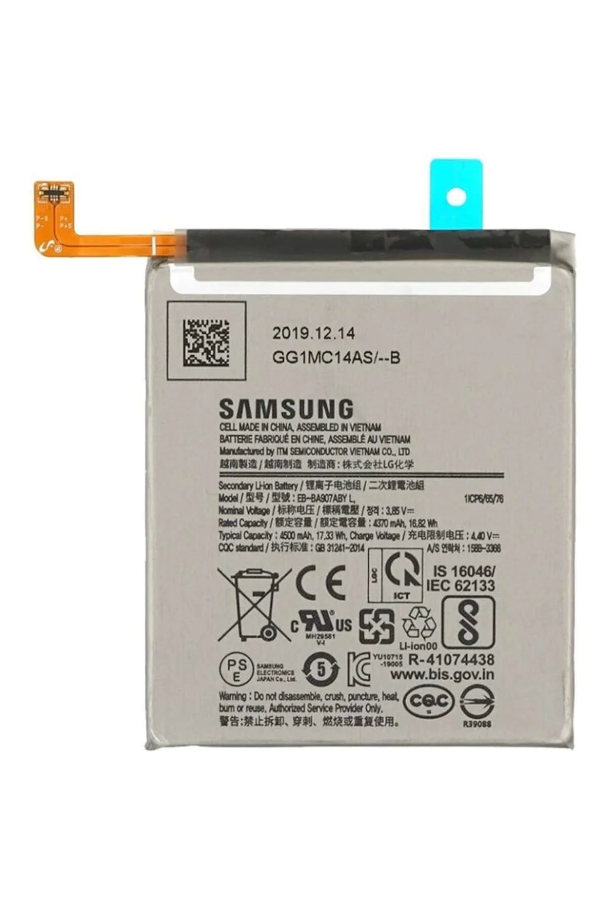 Samsung Uyumlu S10 Lite Pil Batarya Eb-ba907aby