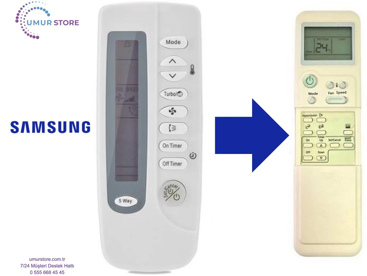 Samsung Vestel Uyumlu Klima Kumandası