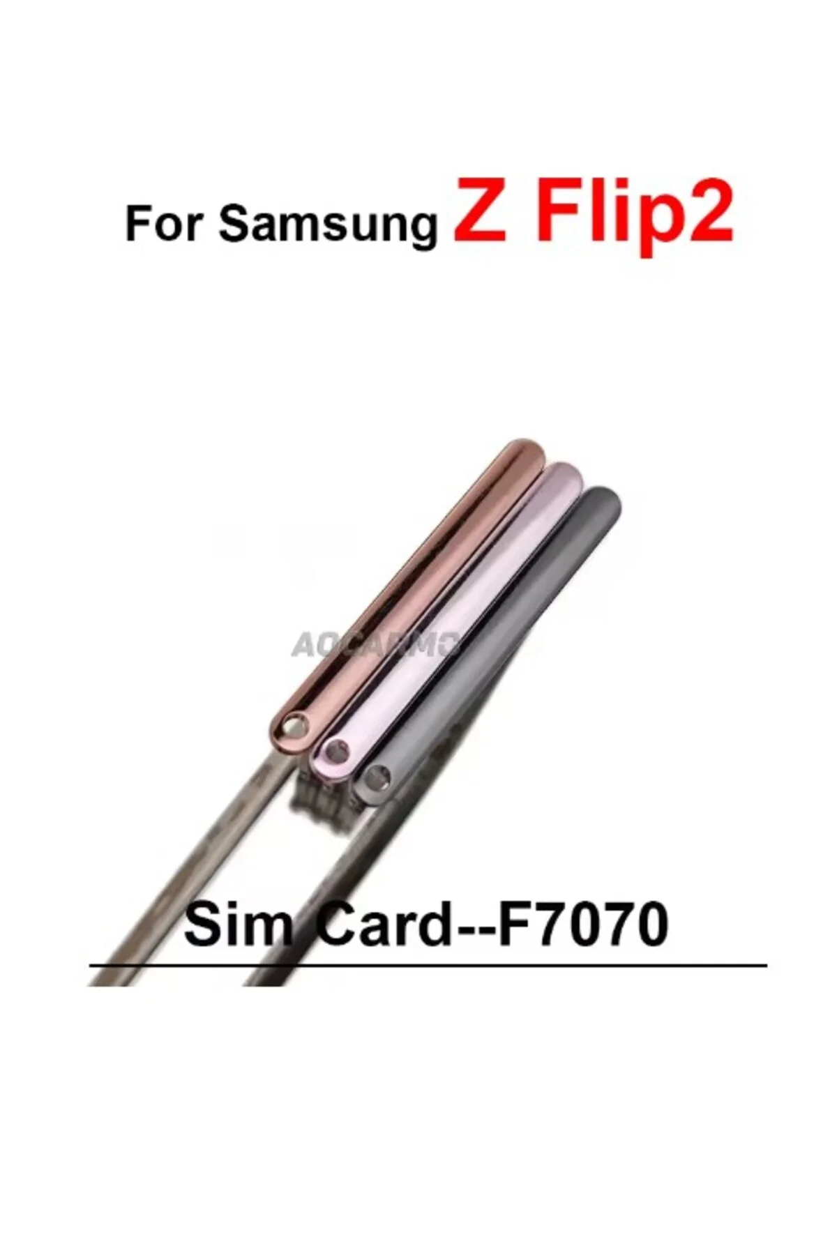 Samsung Z Flip 2  Sim Aparatı Sim Tray Pembe