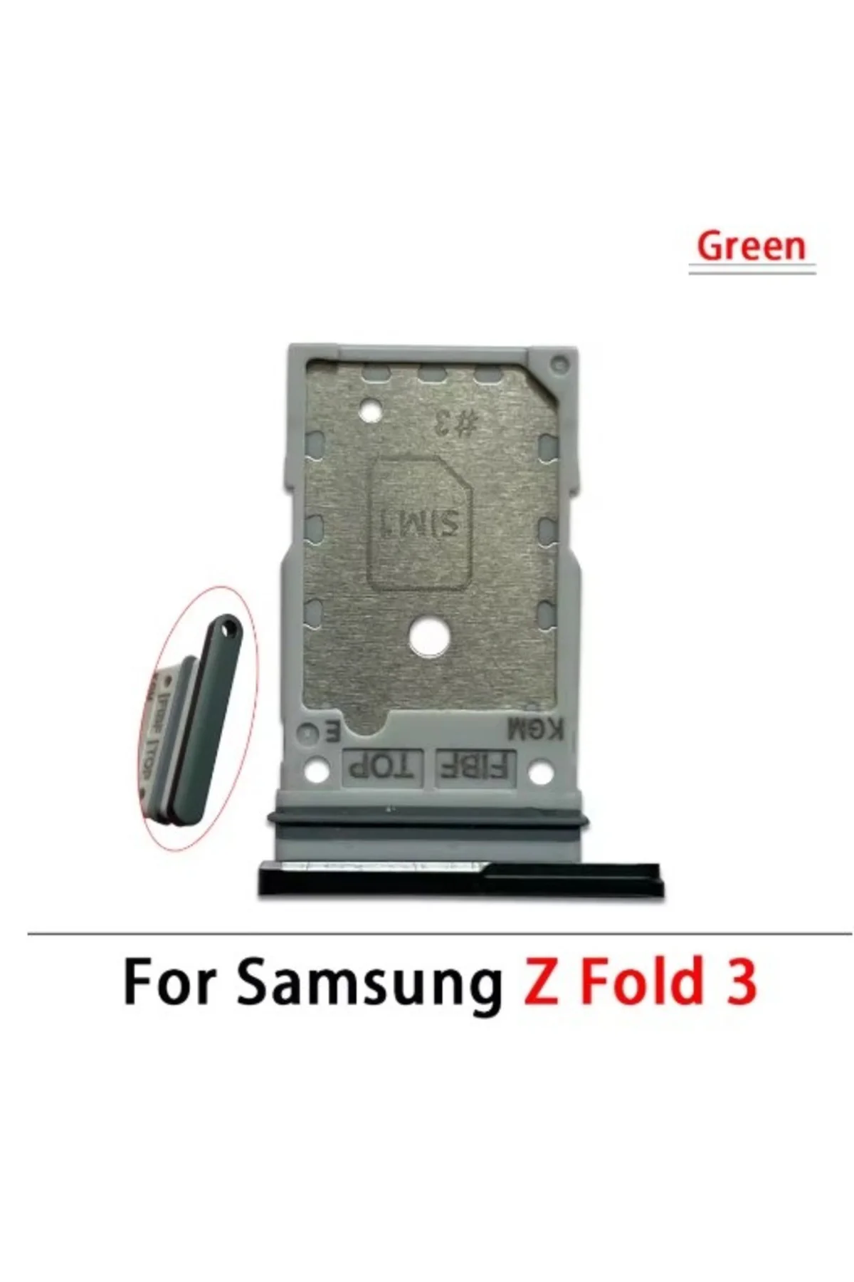 Samsung Z Fold 3 Sim Aparatı Sim Tray Siyah
