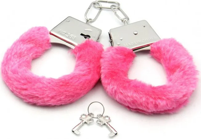 Samur Pembe Tüylü Aşk Kelepçesi - Romantik Çift Aksesuarı Samur Pembe Tüylü Aşk Kelepçesi - Romantik Çift Aksesuarı