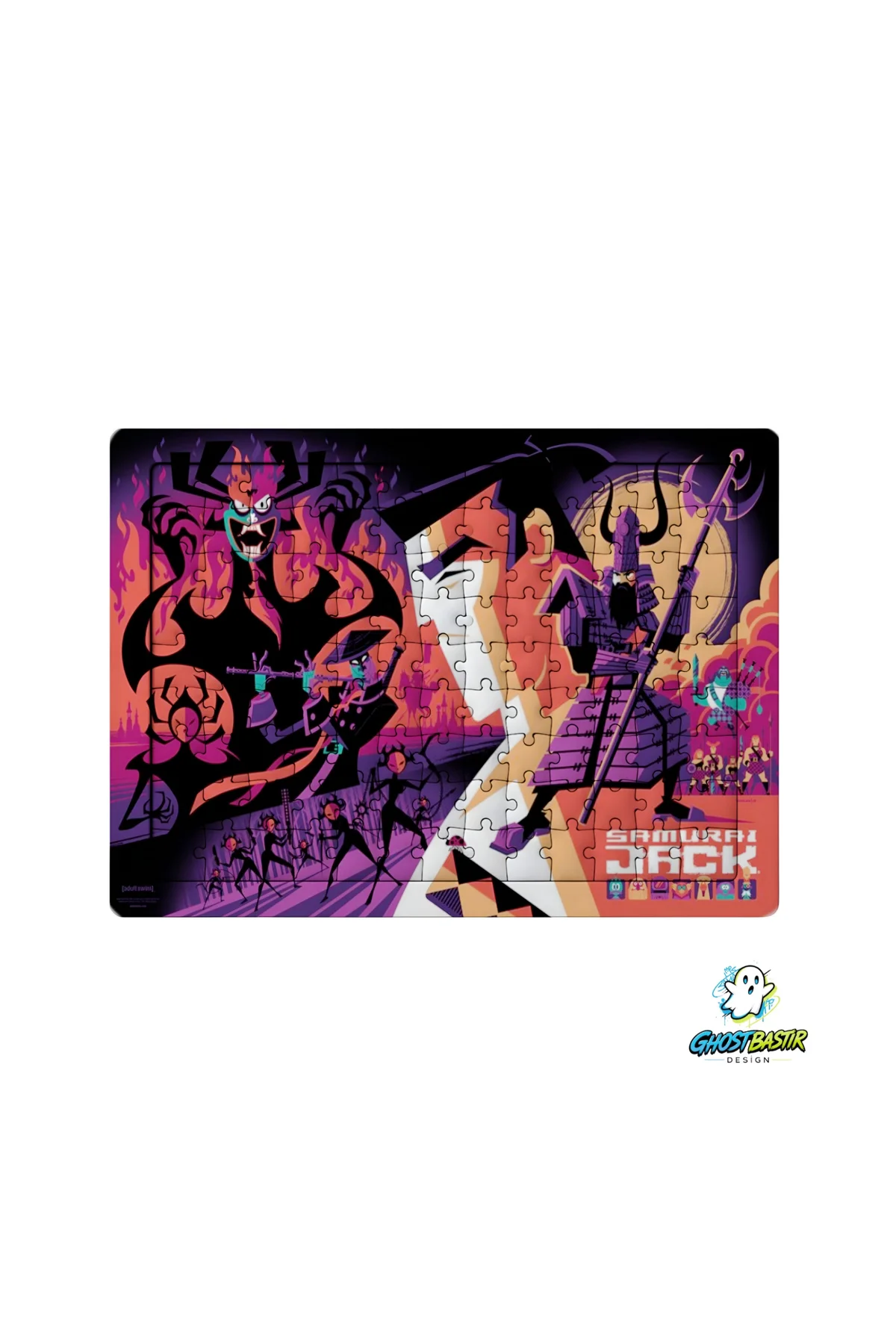 Samurai Jack 99 Parça Ayaklı Puzzle – Dekoratif Çocuk Yapbozu 018