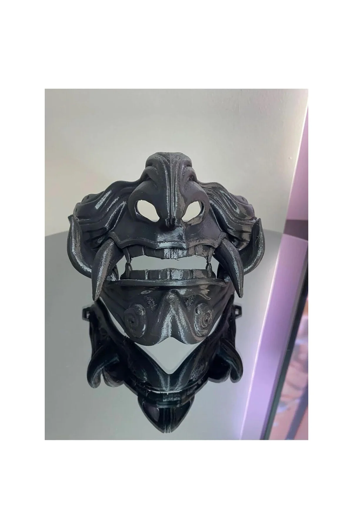 Samuray Samurai Oni Mask, Oni Maskesi, Samuray Maskesi, qwev1b