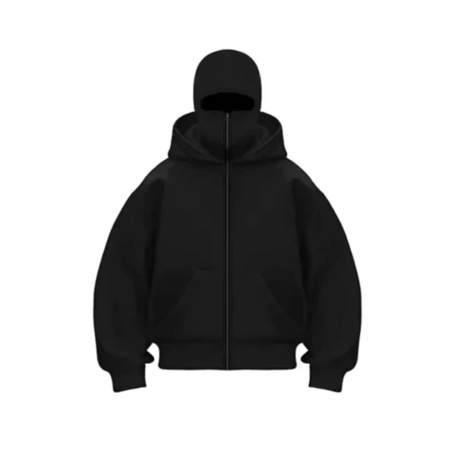 Samuray ZIP Fermuarlı Kapüşonlu SweatShirt- Siyah Samuray ZIP Fermuarlı Kapüşonlu SweatShirt- Siyah
