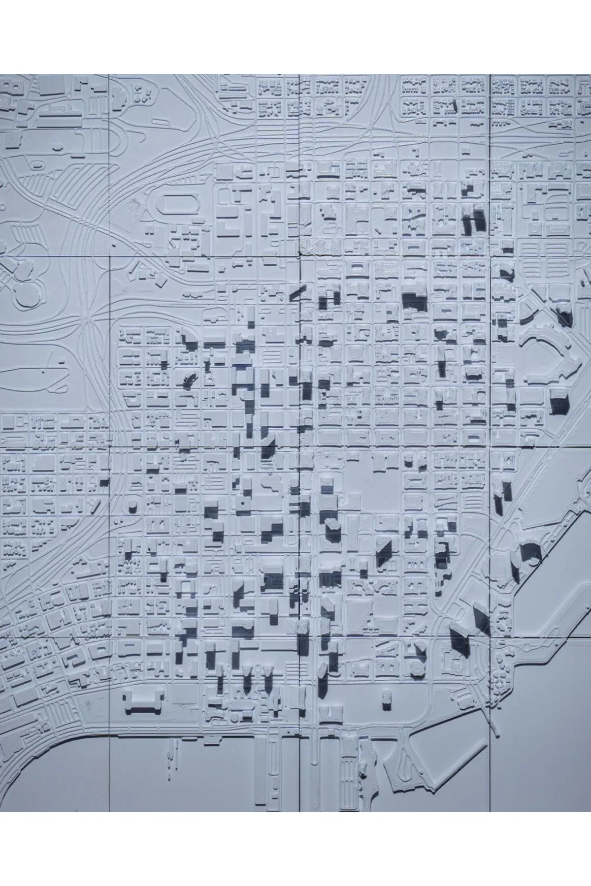 San Diego Üç Boyutlu Şehir Silüeti Dekoratif Minimalist Duvar Tablosu San Diego Tablo 15CM