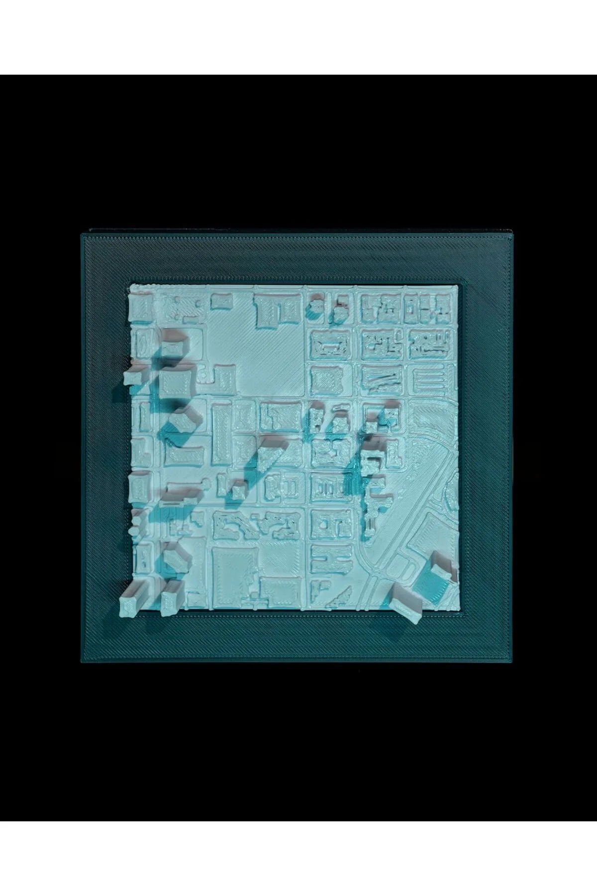 San Diego Üç Boyutlu Şehir Silüeti Dekoratif Minimalist Duvar Tablosu San Diego Tablo 15CM