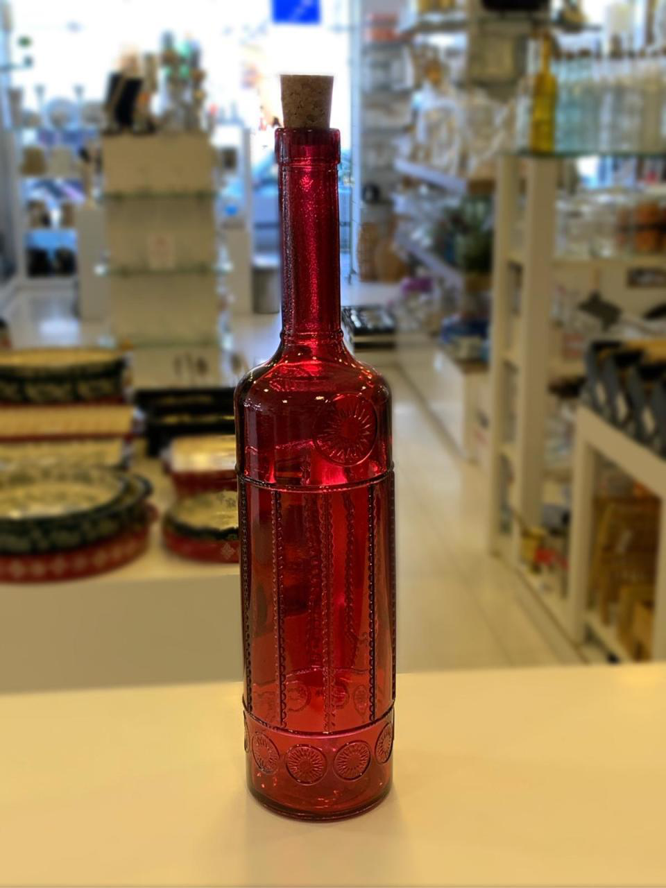 San Miguel  Toscana Yağ Şişesi 700 Cc Kirmizi