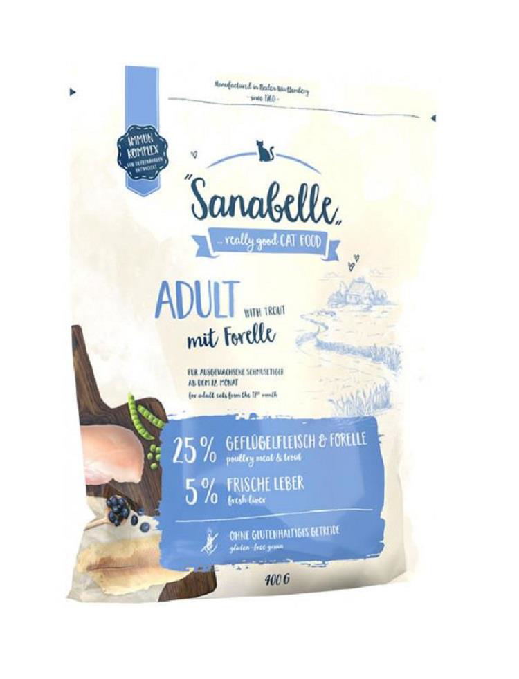 Sanabelle Adult Forelle Alabalikli Tahilsiz Kedi Mamasi 400 Gr Sanabelle Adult Forelle Alabalikli Tahilsiz Kedi Mamasi 400 Gr