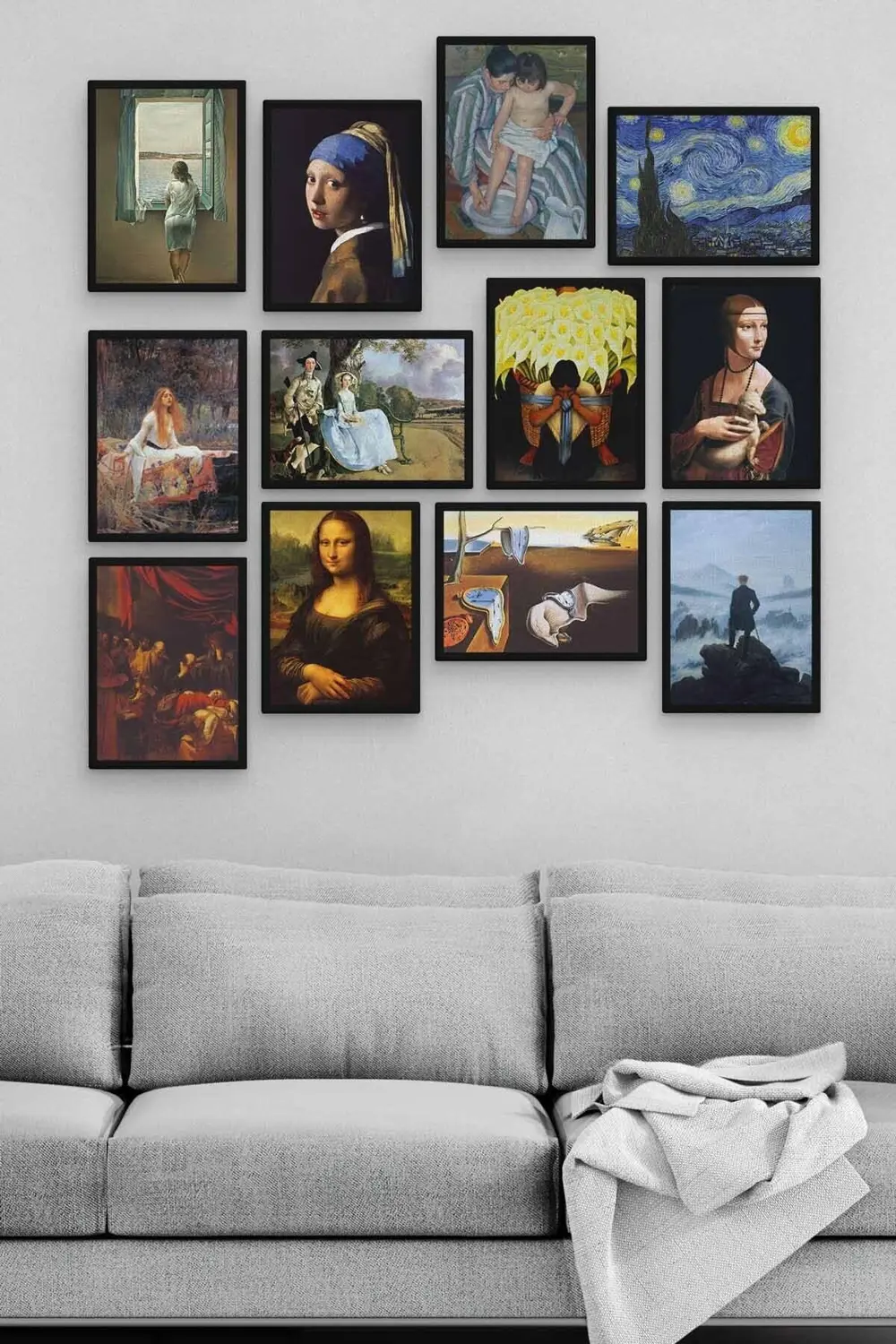 Sanat Eserleri 12 Parça Ahşap Mdf Tablo Zlltb324