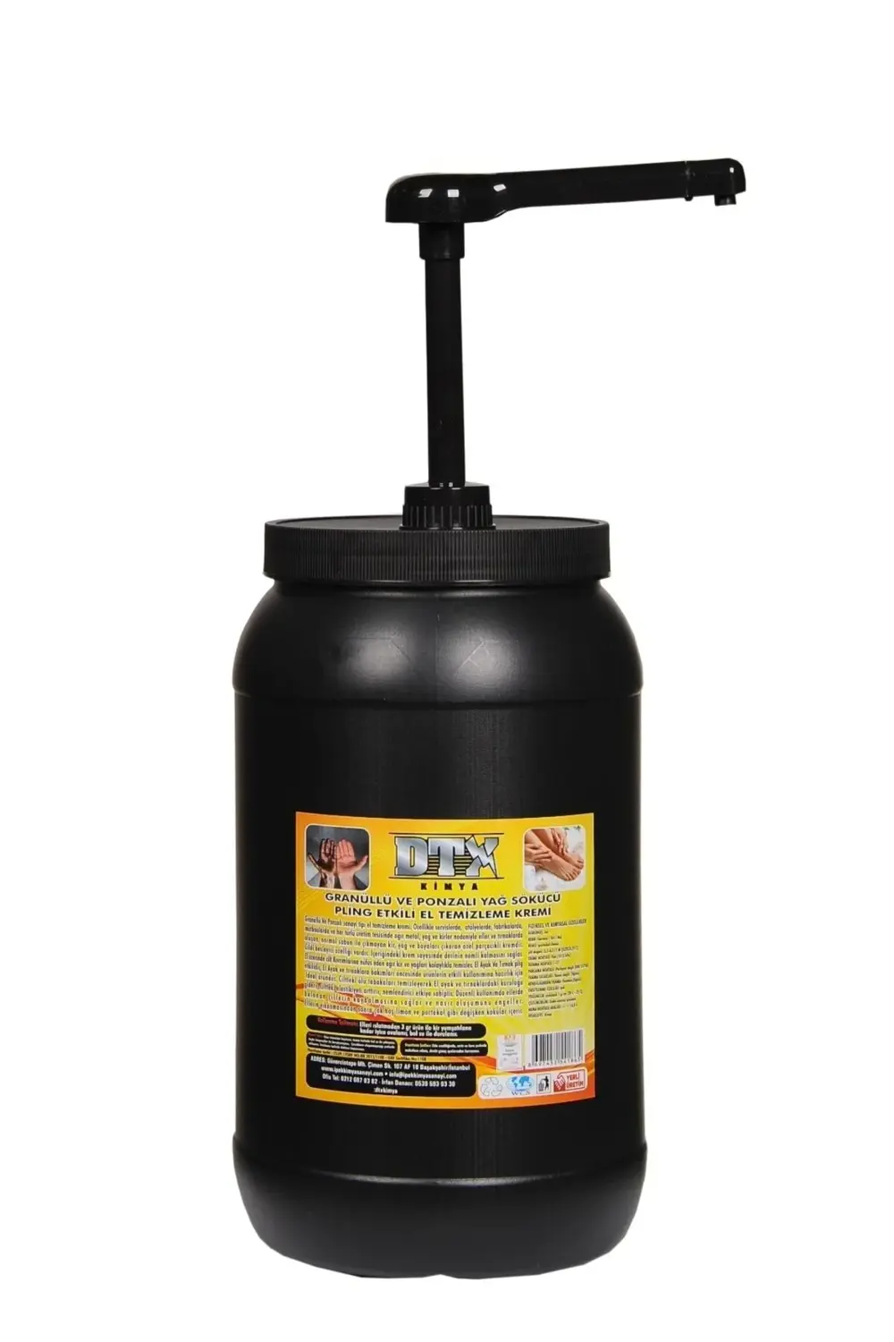 Sanayi Tipi Ponza'lı ( Talaşlı ) El Temizleme Sabunu (kremi) 3 Kg