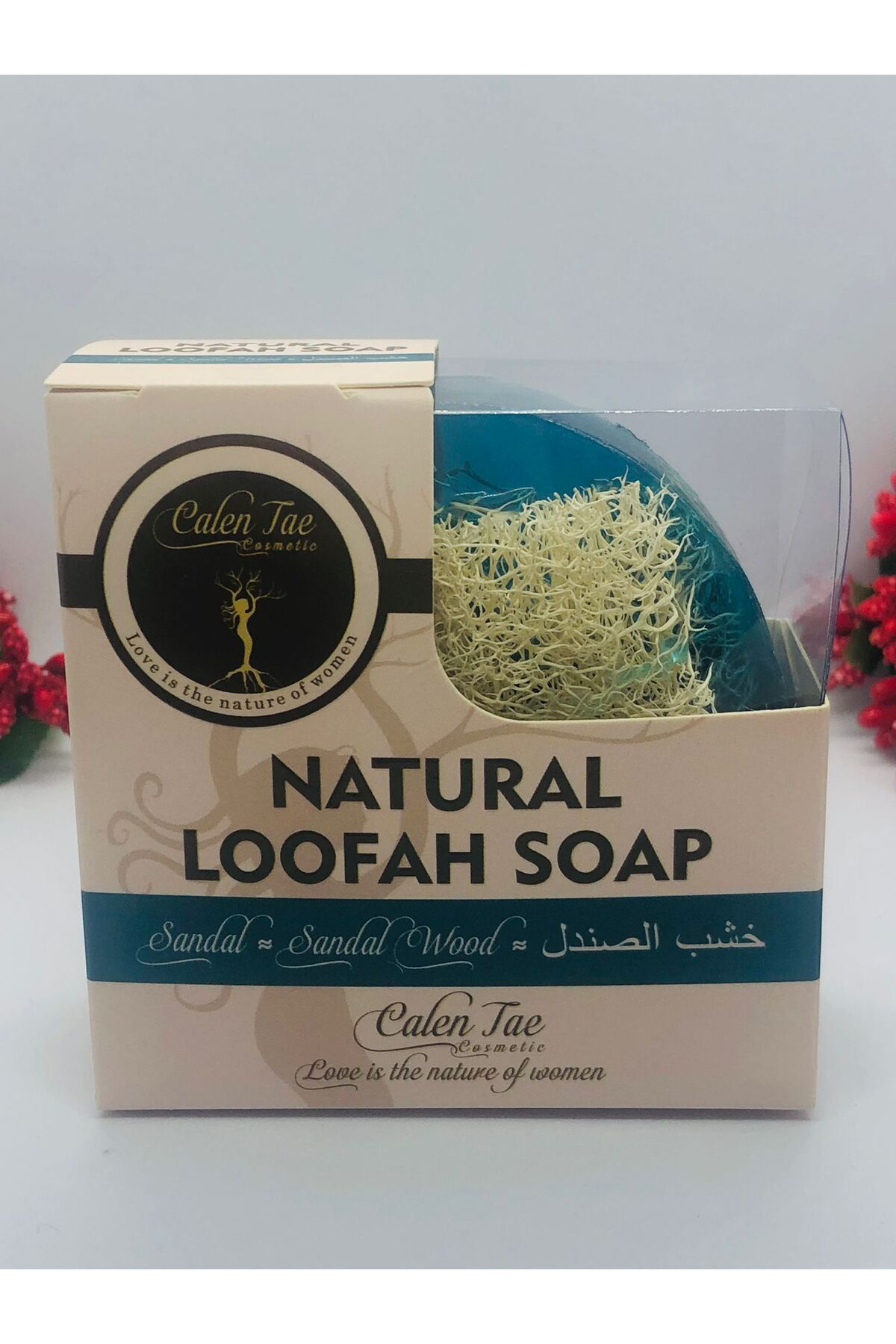 SANDAL-KABAK LİFLİ SABUN %100 ORGANİK 1 ADET 100 GF