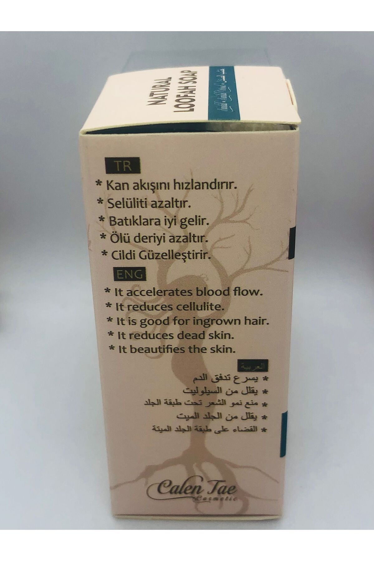 SANDAL-KABAK LİFLİ SABUN %100 ORGANİK 1 ADET 100 GF