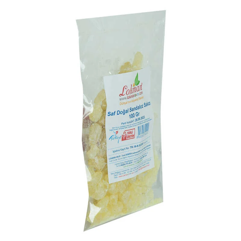 Sandaloz Sakızı - %100 Doğal 100 Gr Paket | Geleneksel Lezzet