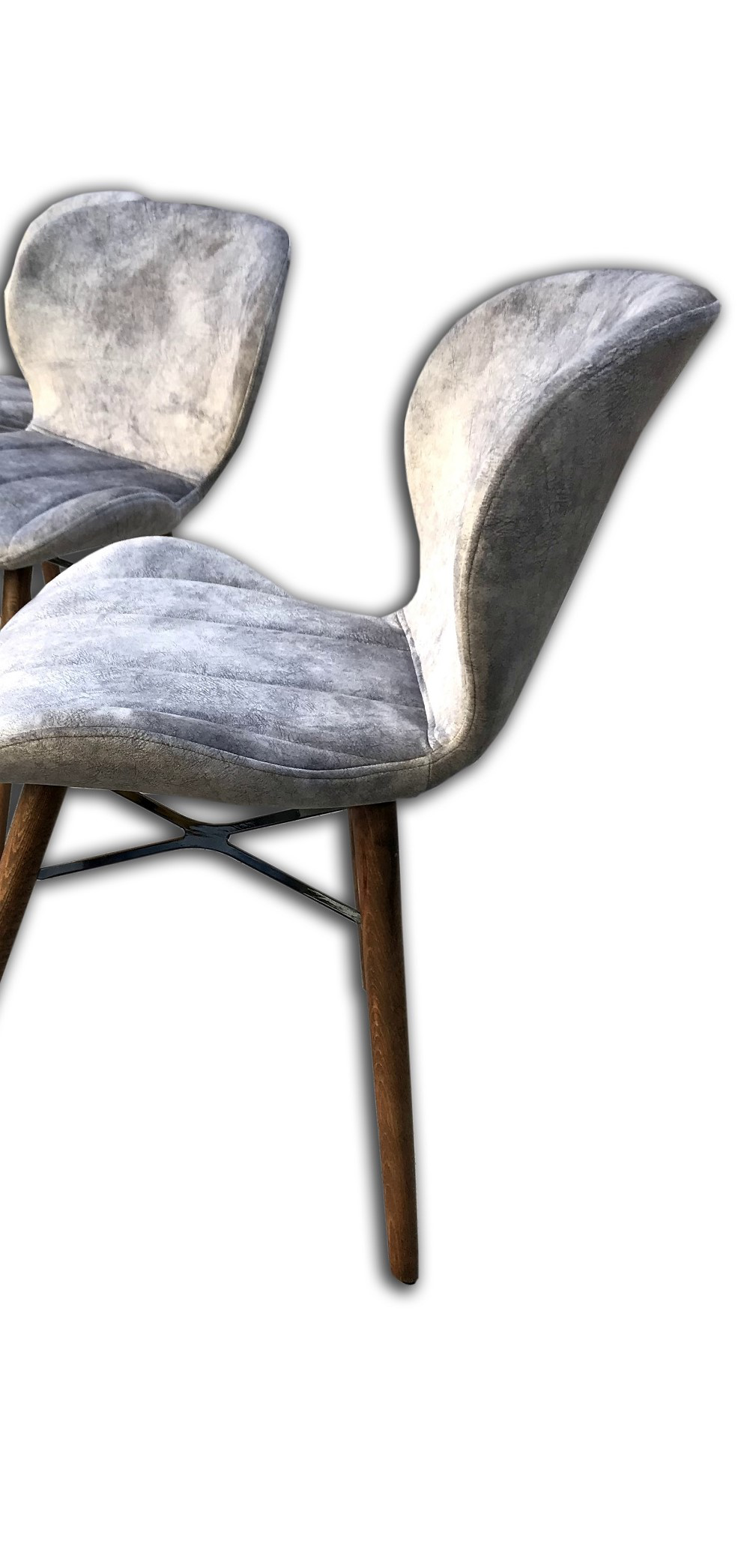 Sandalye 12519 LİLY Model Kayın RETRO Ceviz Papel Sırt Dökme süng