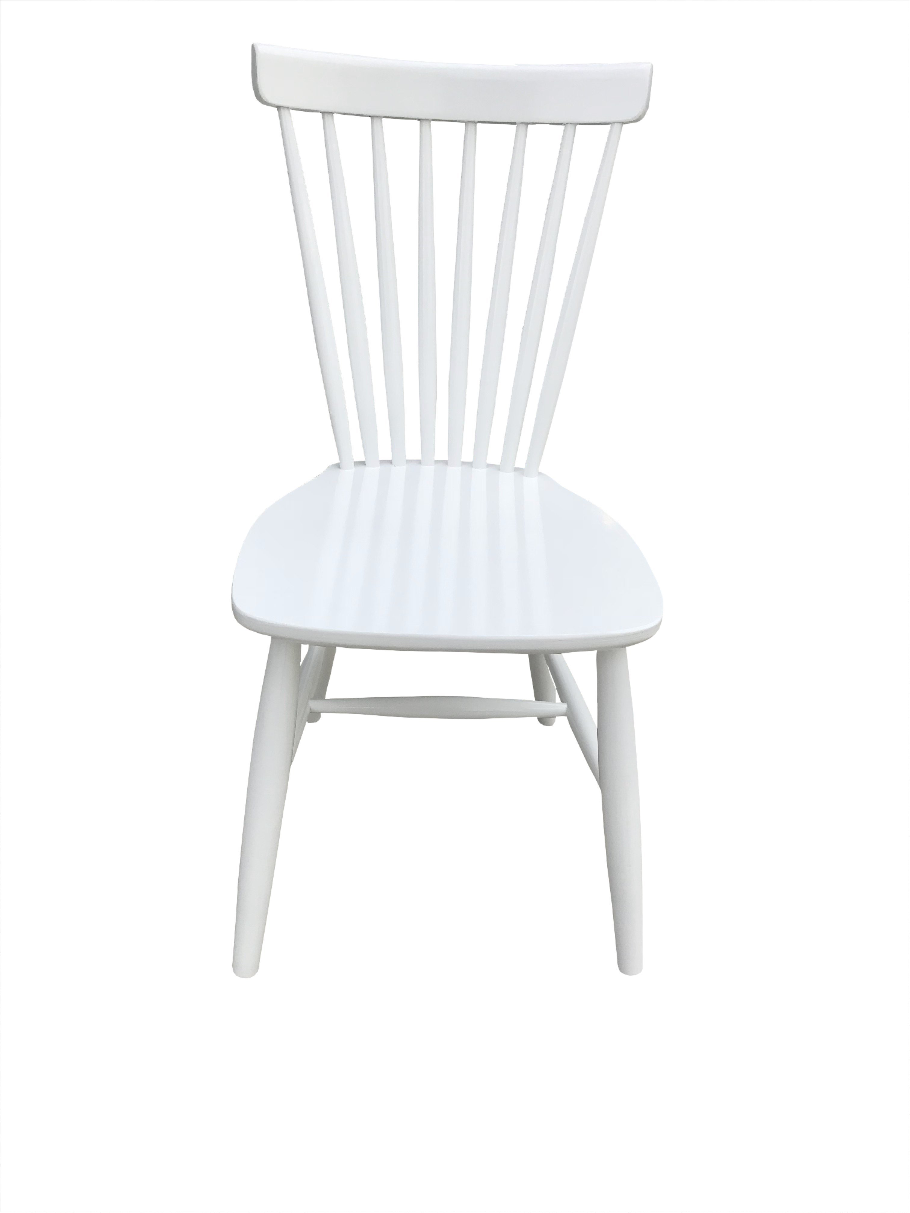 Sandalye 12552 Midilli Model Kayın Retro Ayak Kafes sırt Beyaz La