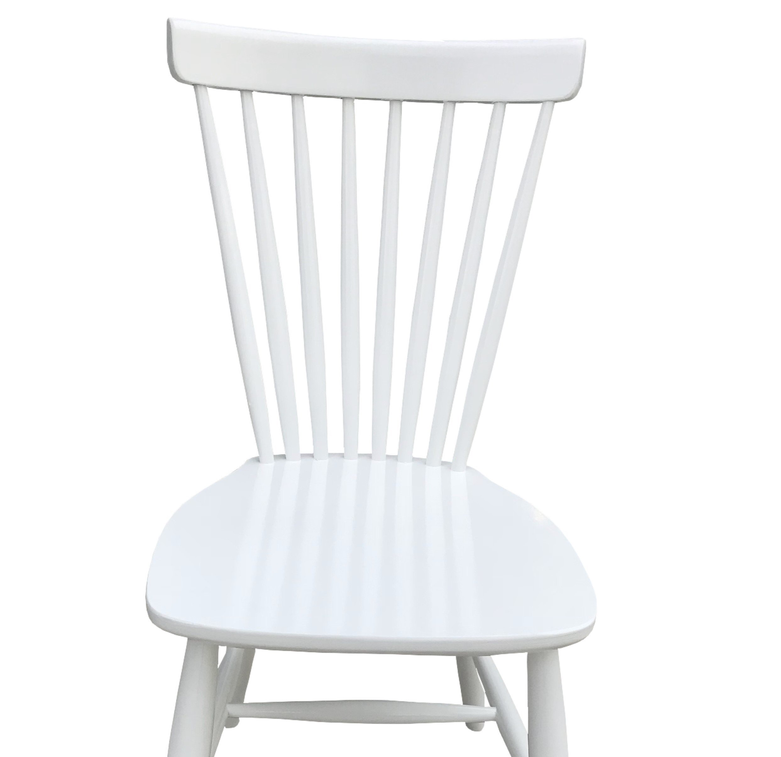 Sandalye 12552 Midilli Model Kayın Retro Ayak Kafes sırt Beyaz La