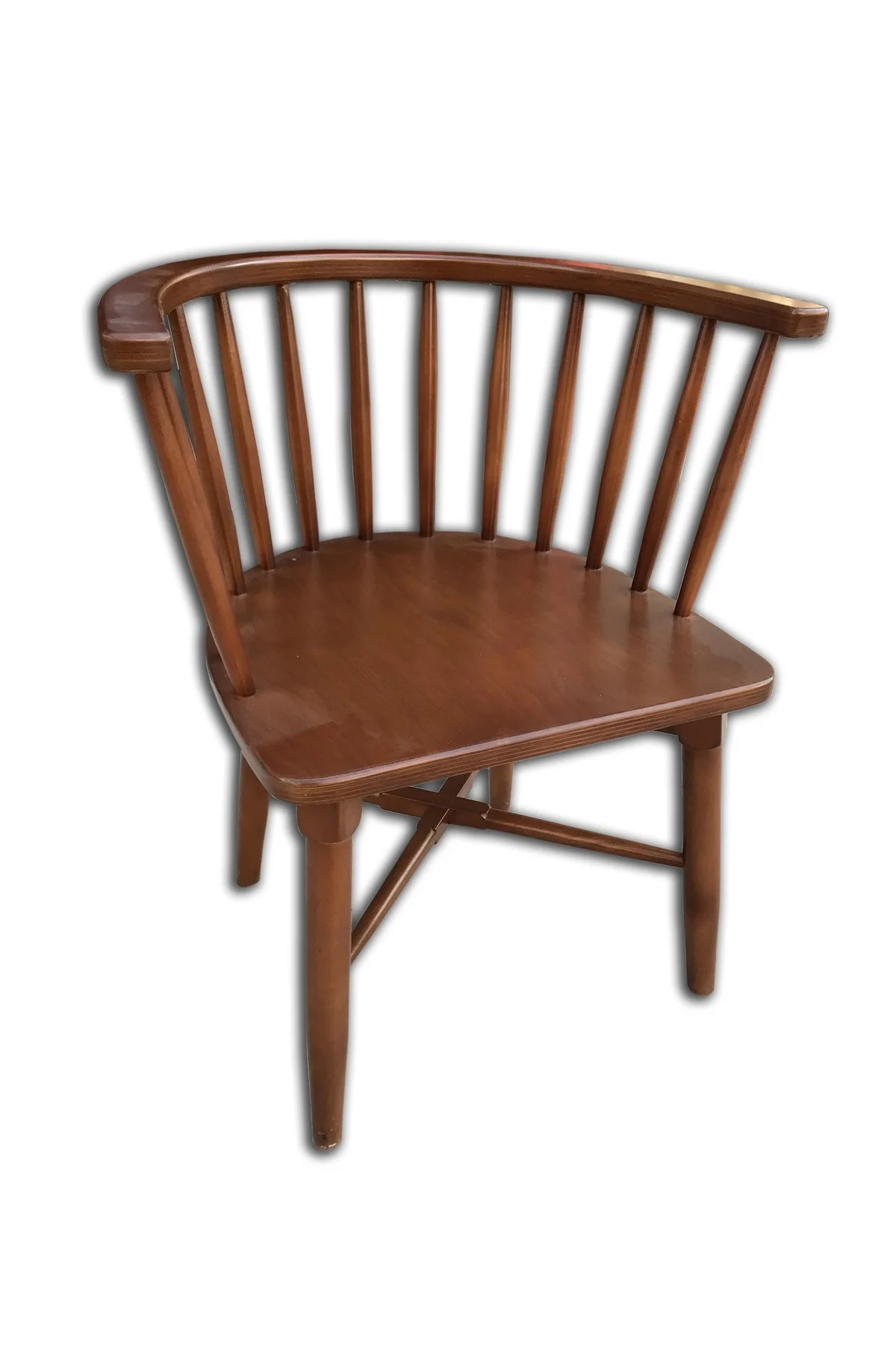 Sandalye 12560 OMURGA Model Kayın Retro Bambu Ayak Parlak ceviz renk El Yapım Sandalye 12560 OMURGA Model Kayın Retro Bambu Ayak Parlak ceviz renk El Yapım