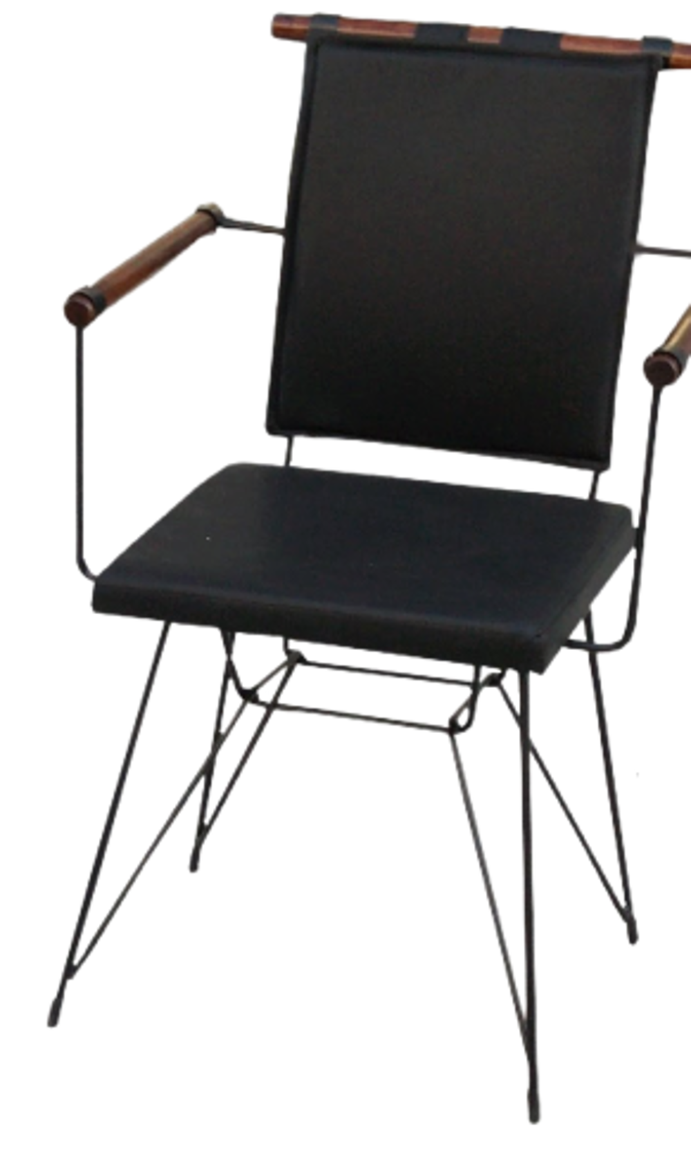 Sandalye 13701 PENYEZ Model Metal Siyah fırın Boya Suni Deri Balk