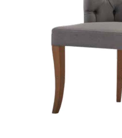 Sandalye 14211 Zus2125 Kapitone Kavrar Sırt Berjer Kayın Ayak Gri