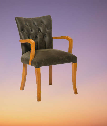 Sandalye 14223 Zus2059 KOLÇAKL Model Kayın Ayak Doğal renk Babyfa