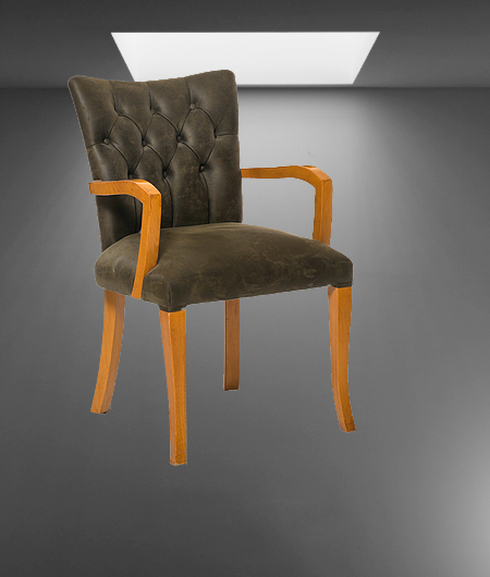 Sandalye 14223 Zus2059 KOLÇAKL Model Kayın Ayak Doğal renk Babyfa