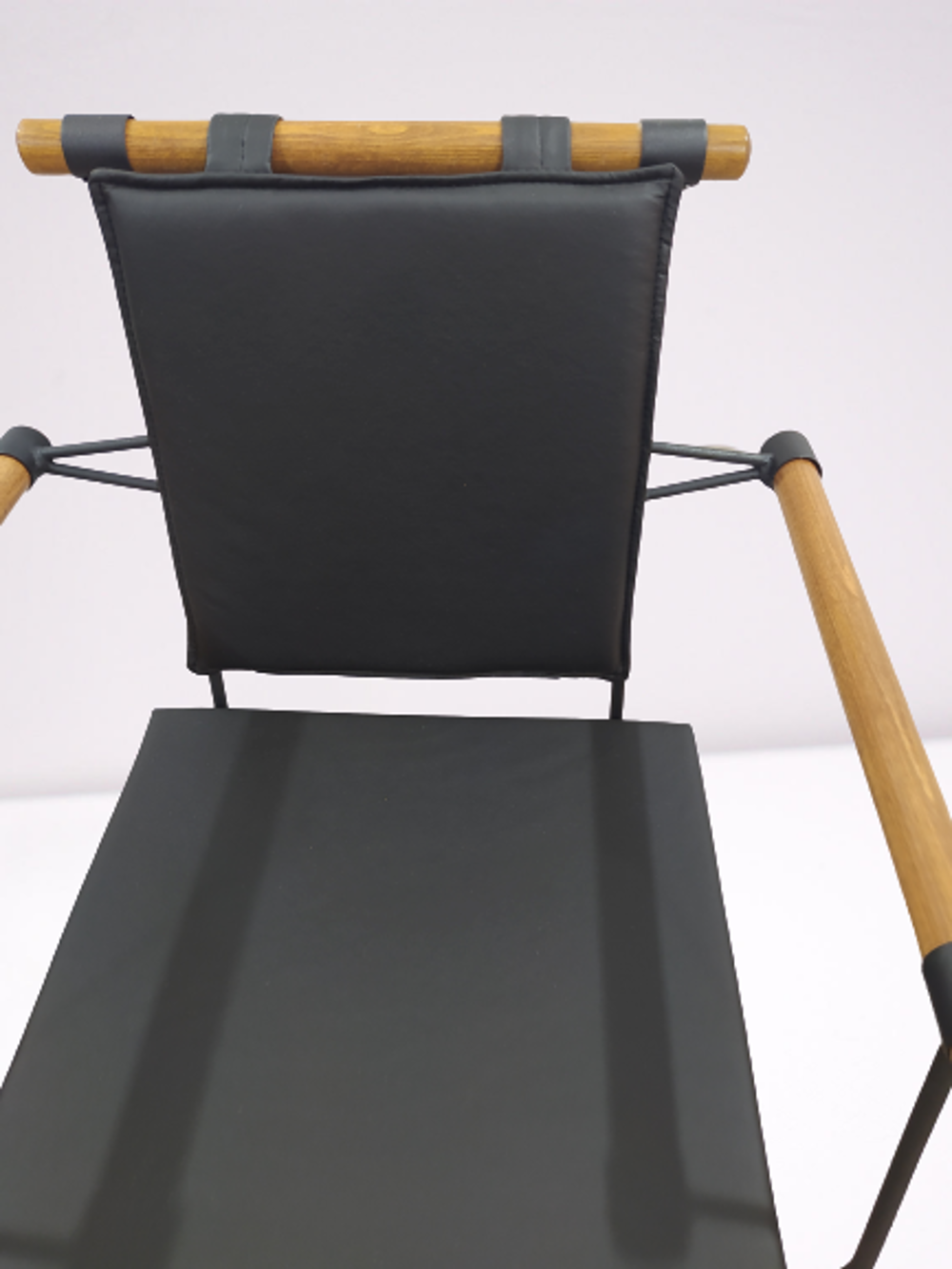 Sandalye 14576 PENYEZ Klasik Model Metal Siyah fırın Siyah Suni D