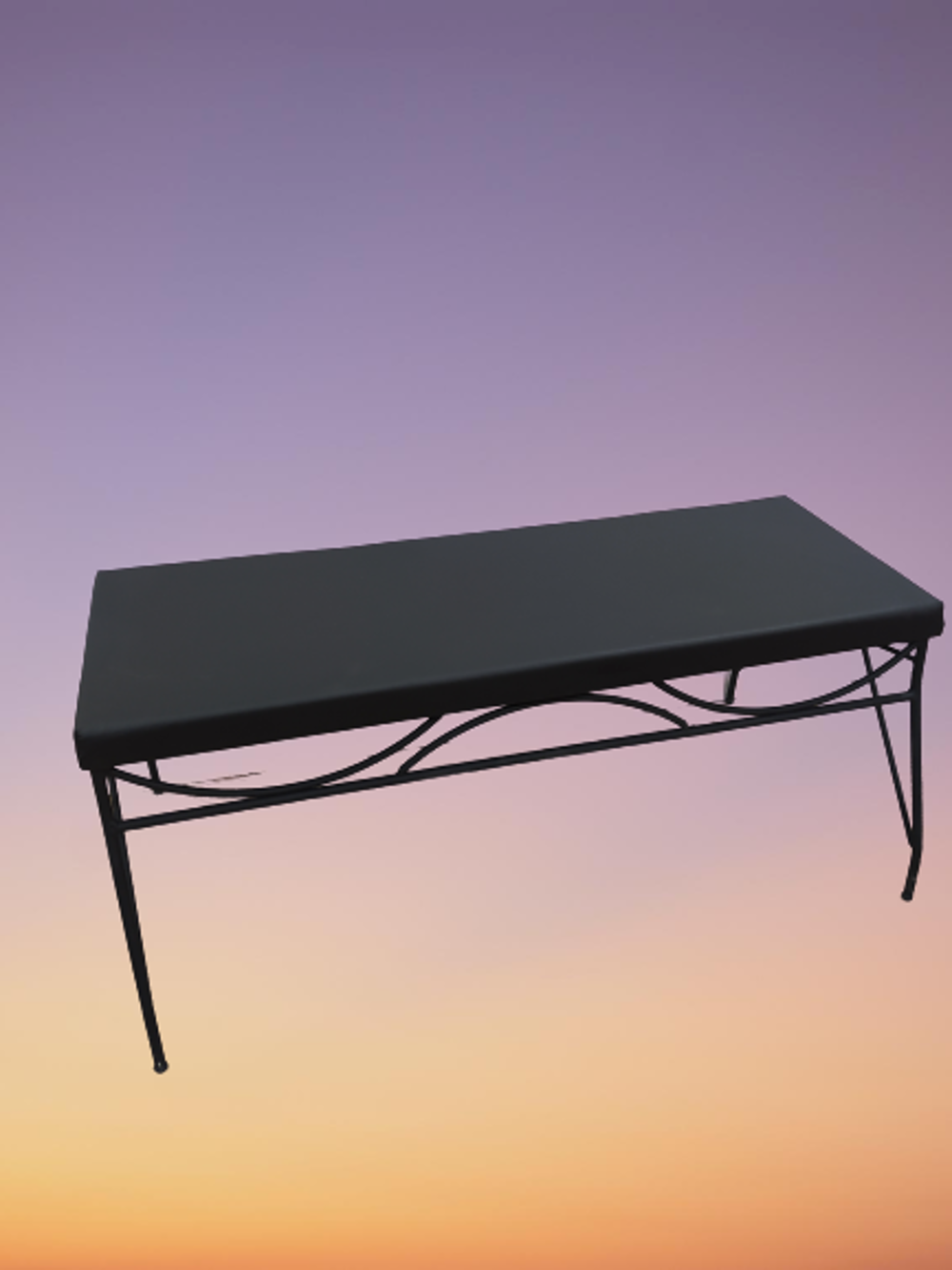 Sandalye 14577 BENC PENYEZ Klasİk Metal Siyh fırın Boya Suni Deri