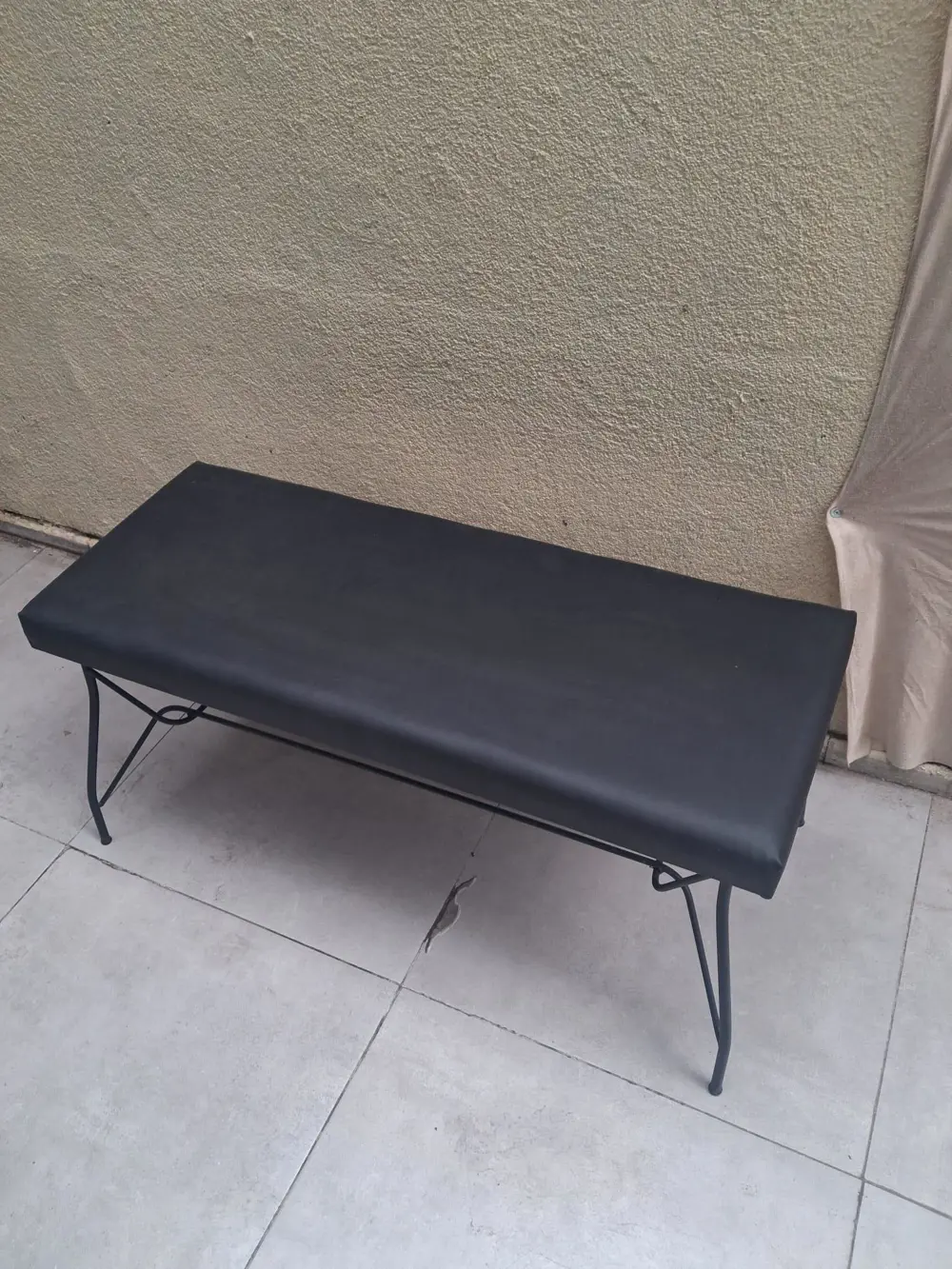 Sandalye 14577 BENC PENYEZ Klasİk Metal Siyh fırın Boya Suni Deri