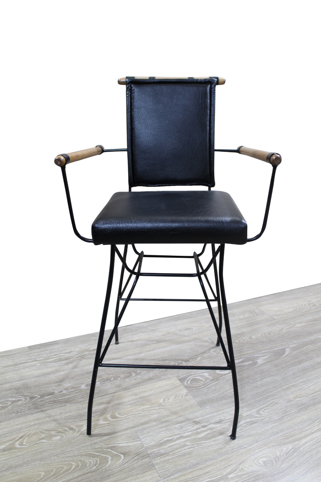 Sandalye 14613 PENYEZ Bar Yüksek Metal Siyah fırın Siyah boya Sun